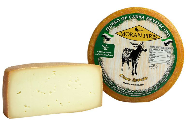 Queso Morán Piris de cabra envejecido