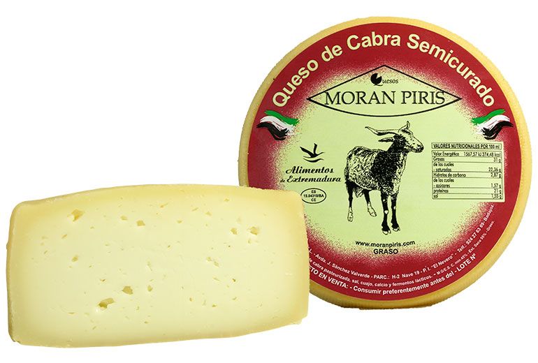 Morán Piris queso cabra semicurado extremeño